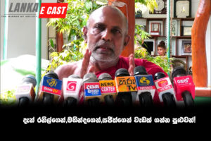 දැන් රනිල්ගෙන්,මහින්දගෙන්,සජිත්ගෙන් වැඩක් ගන්න පුළුවන්!